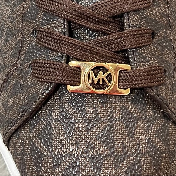 Michael Kors Women’s Keaton Logo Lace Up Sneakers. NEW - Picture 8 of 14